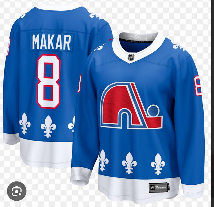 Men 2026 NHL blue Colorado #8 Makar blue jersey